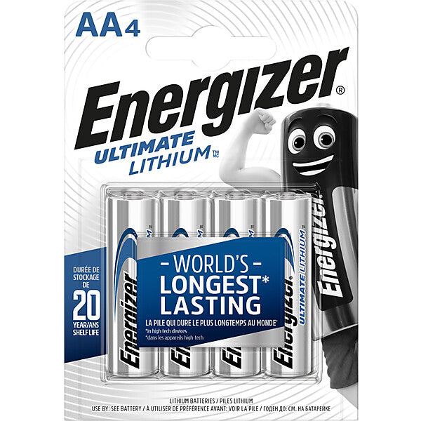 Hückmann Energizer Ultimate Lithium 1,5V/3000mA UCE91B4 (Bli.4)
